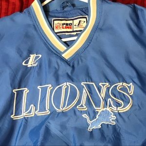 Vintage Detroit Lions Windbreaker